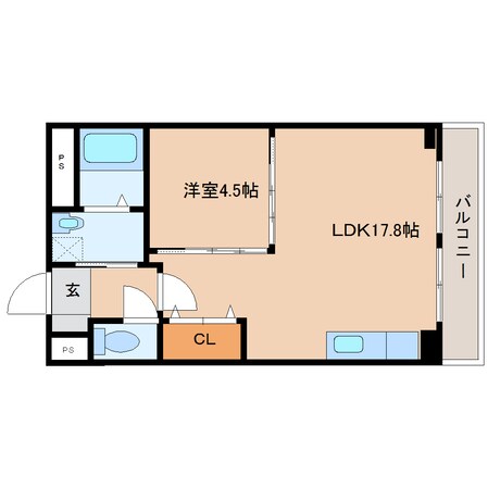 岡寺駅 徒歩8分 1階の物件間取画像